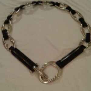 Brighton retired black stretch conch belt Never worn